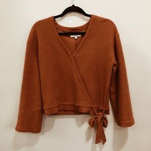 Madewell tie front top